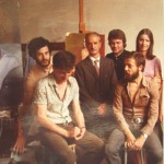1973, Firenze, Accademia di Belle Arti, con il Maestro Goffredo Trovarelli