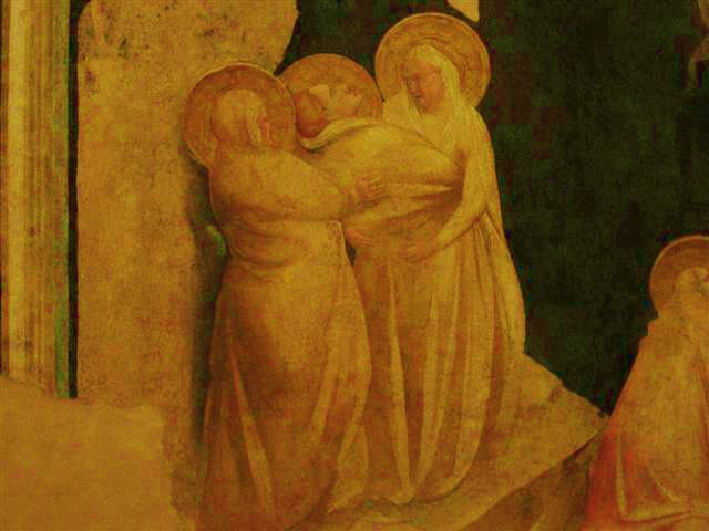Crocifissione, (1345) particolare, (già in S.Biagio in Caprile) Urbino, Galleria Nazionale delle Marche.
