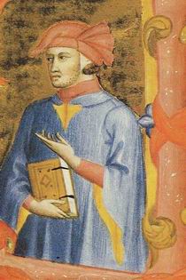 Dante Alighieri, miniatura antica