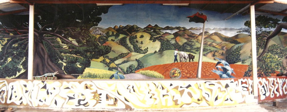 La pintura mural del maestro MAURIZIO GOVERNATORI