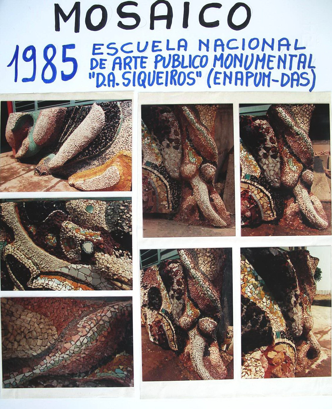 6 - 1985-2 Mosaico nella ENAPUM-DAS