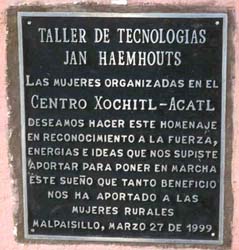 Jan Haemhouts en el recuerdo de las mujeres de Malpaisillo, NICARAGUA