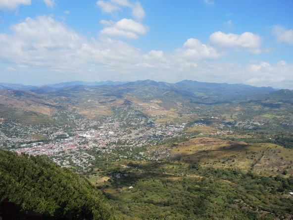 La ciudad de Matagalpa desde la Montaña de la Paz 