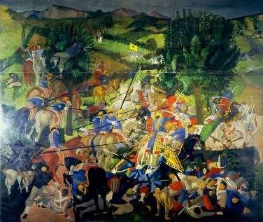 CORRADO CAGLI, La battaglia di San Martino, 1936