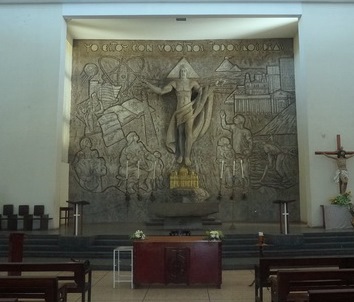 RODRIGO PEÑALBA y FERNANDO SARAVIA, Gaudium et spes, 1969, Iglesia Santo Domingo en Managua