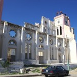 La cattedrale crollata durante il terremoto e non più ricostruita