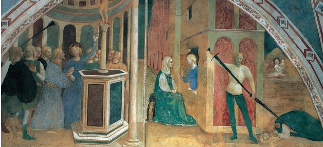Masolino da Panicale CAPILLA DE SANTA CATALINA DE ALEJANDRIA en la Basilica de San Clemente, Roma 