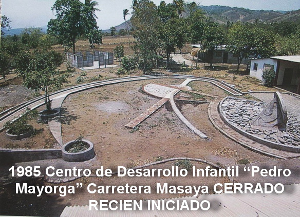 8 - 1985- CDI PEDRO MAYORGA, PLAZA DE LAS BANDERAS en construccion, Managua, Nicaragua