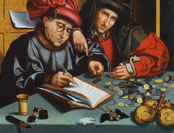 Marinus van Reymerswaele, The Money Changers