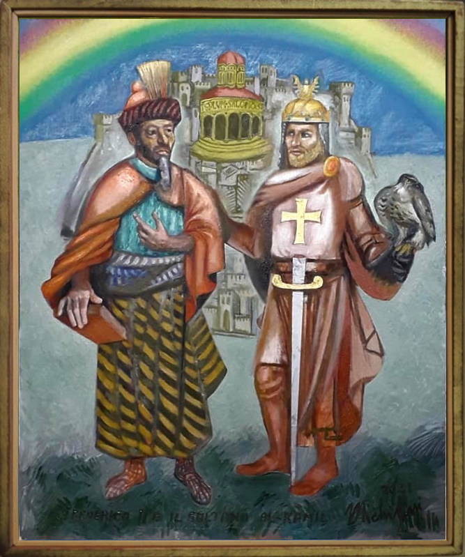 Federico II di Svevia incontra il sultano al-Malik al-Kamil | La ...