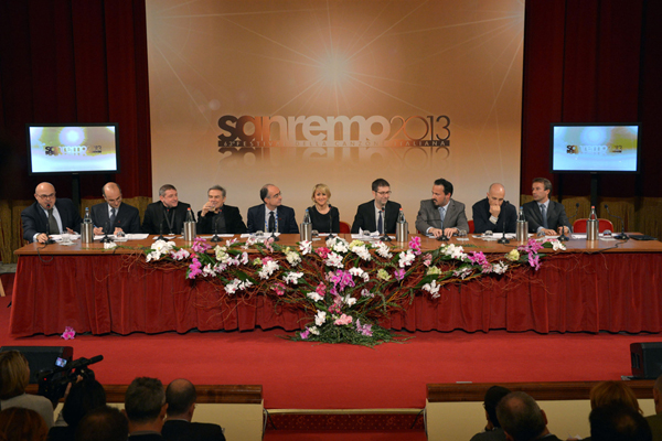 Conferenza stampa di presentazione del 63mo Festival della canzone italiana